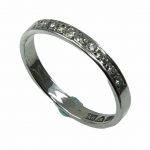 ALLIANSRING, 18k vitguld