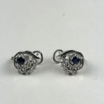 ÖRHÄNGEN, 18k vitguld