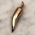 Vintage HÄNGE, 18k guld, 0,5g