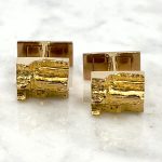 MANCHETTKNAPPAR, Lapponia,14k guld