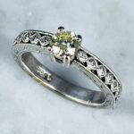 RING, 18k vitguld, 7,4g