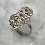 RING SILVER MARKASITER