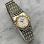 OMEGA Constellation guld/stål dam quartz