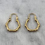 Vintage ÖRHÄNGEN 18k guld
