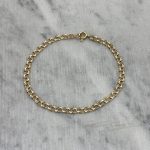 Vintage ARMBAND bismarck 18k guld