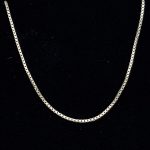 Vintage HALSKEDJA venezia 14k vitguld