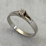 Vintage RING 18k vitguld