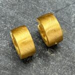 Vintage ÖRHÄNGEN förgyllt silver