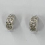 Vintage ÖRHÄNGEN 18k vitguld