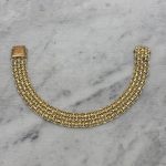 Vintage ARMBAND x-länk 18k guld