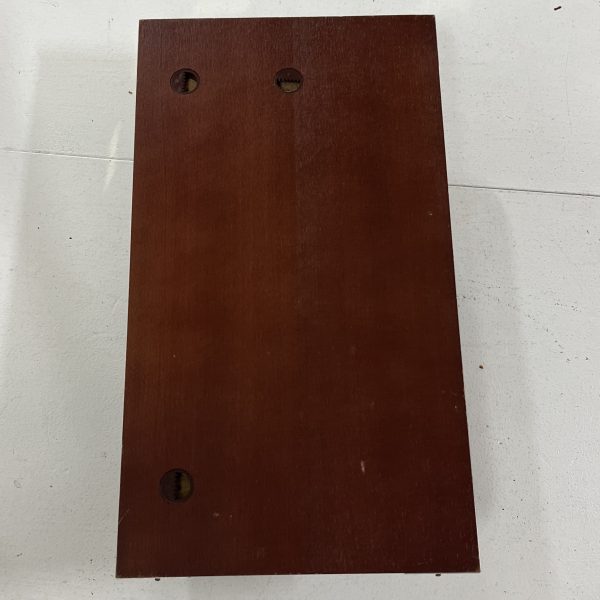 Vintage ur/barometer trä/mässing - Bild 3