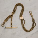 Vintage Fickurskedja doublé