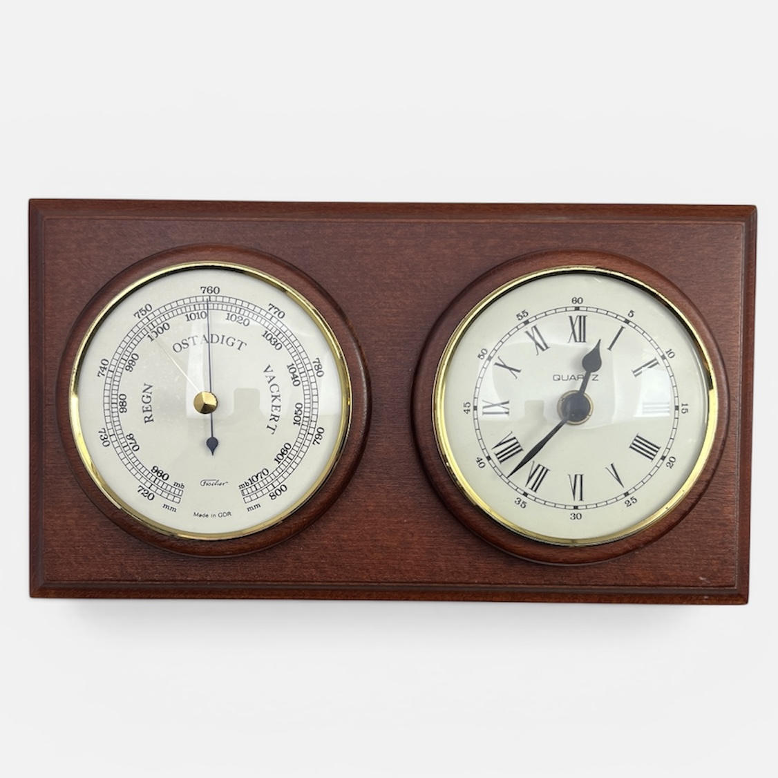 ODEzOTU1N2EtYTU4ZS0xMWVhLTkxZDQtOTNiMDNhYjIzMGU1-MTA0MWNlMzAtMmNlZi0xMWYxLWFjZDEtNjdhZmMxNzljMGQ2 Vintage ur/barometer trä - Bild 1