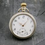 Vintage Omega fickur silver
