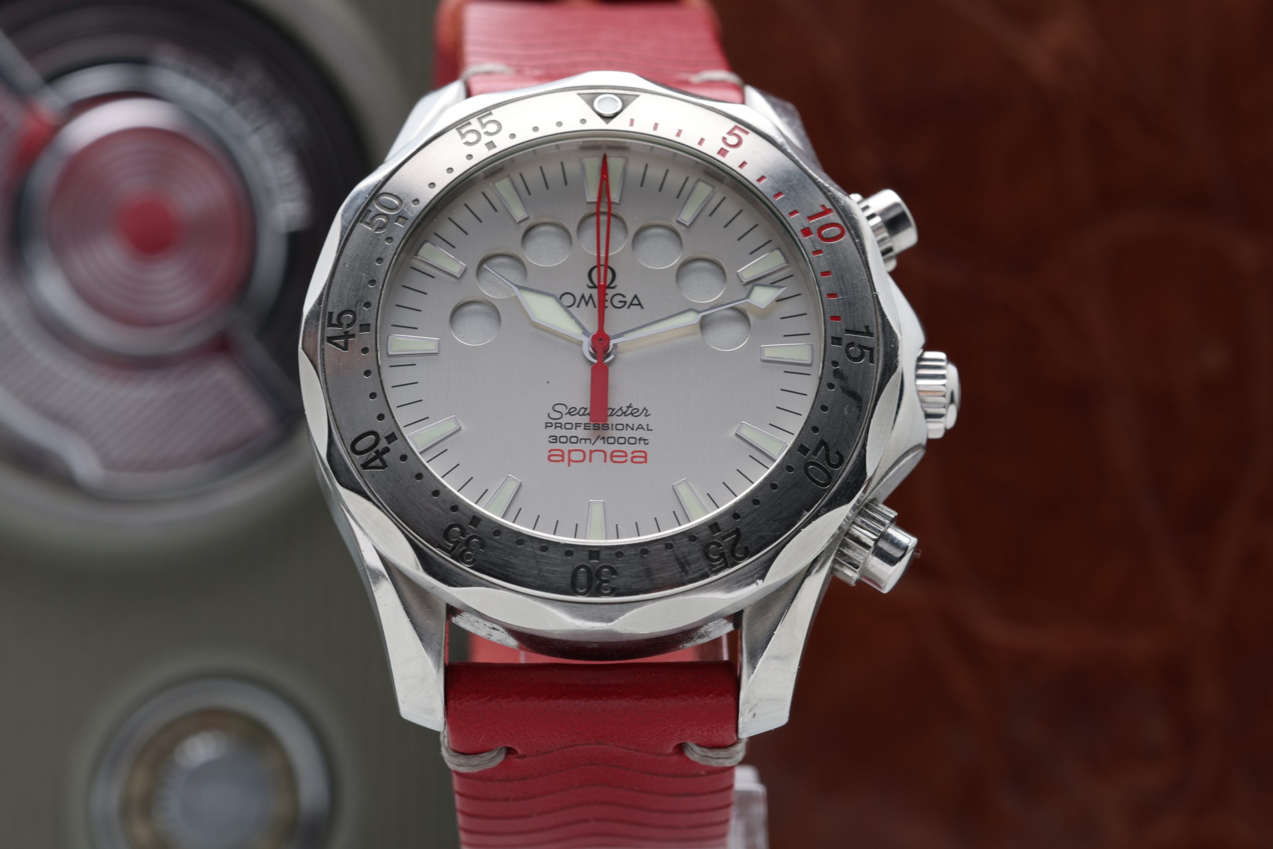 IMG_0139 Omega Seamaster Apnea Jacques Mayol, inkl 1 REM band - Bild 1