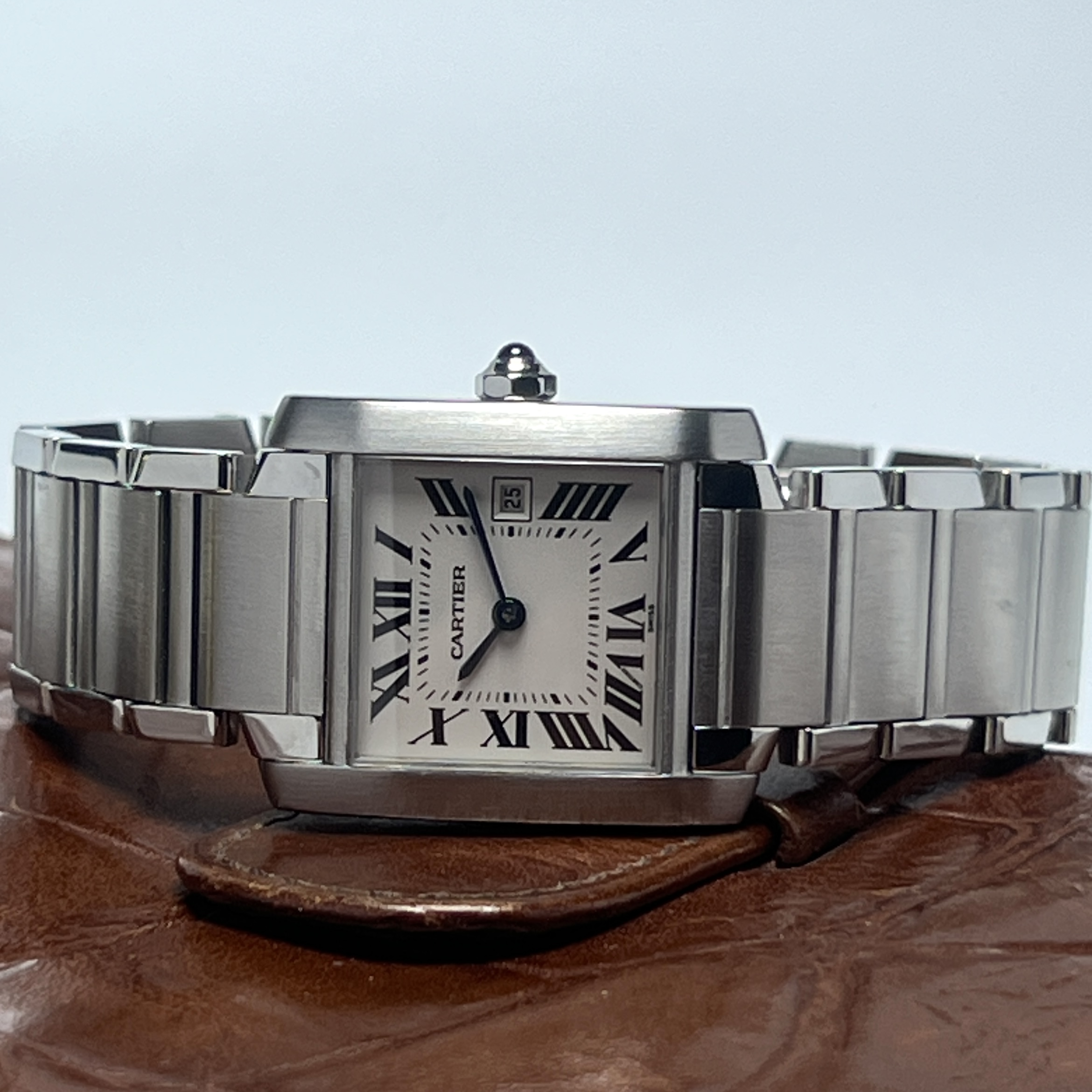 ODEzOTU1N2EtYTU4ZS0xMWVhLTkxZDQtOTNiMDNhYjIzMGU1-NTY1YmFkZTAtNzA2Ni0xMWYxLWFiNjItMmQ2NzQ3YTdmZmI3 (UNDANLAGD) Vintage Cartier Tank Francaise mm - Bild 1