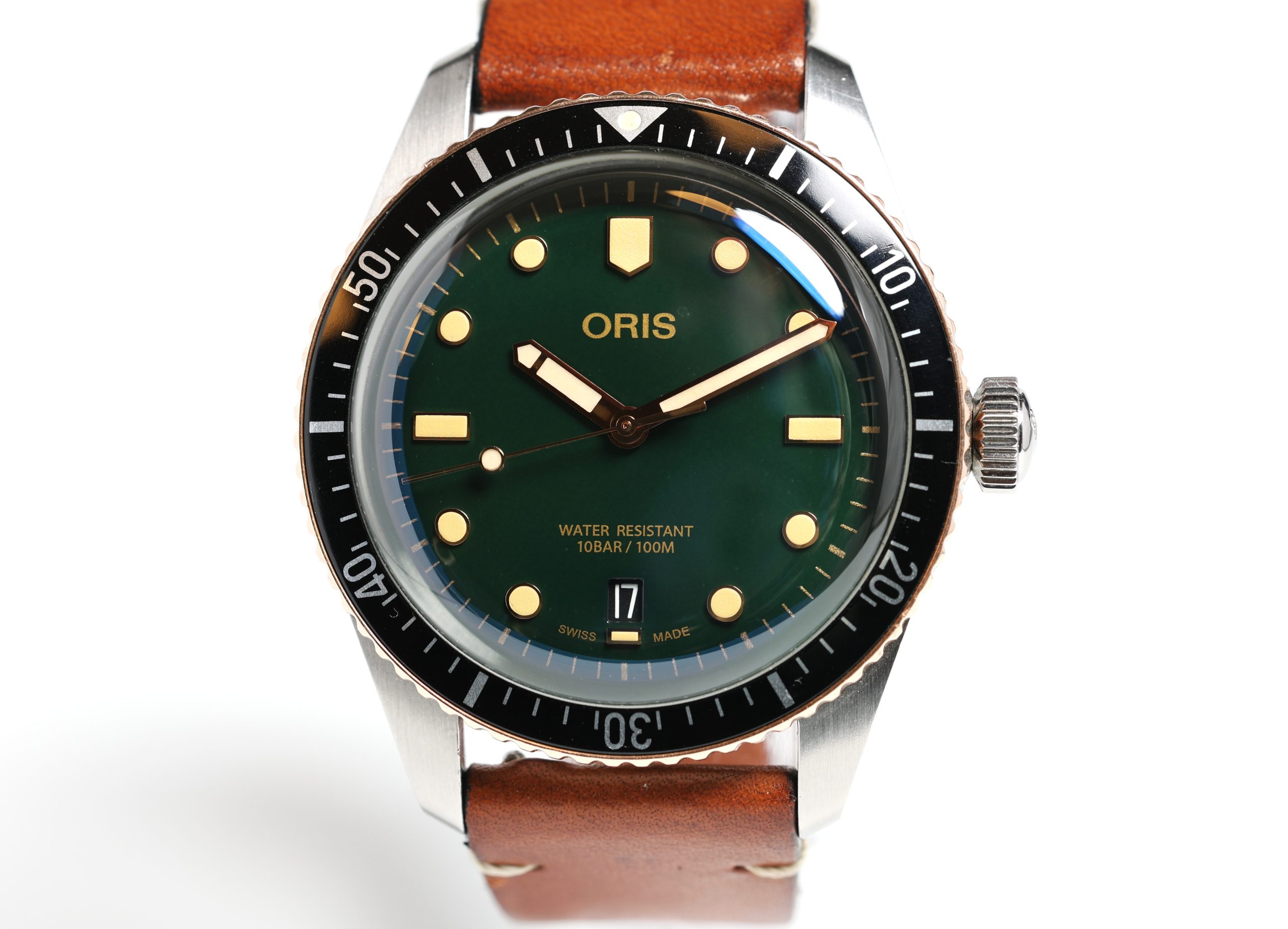 orisdivergreen3 Oris Diver Date Green - Bild 1